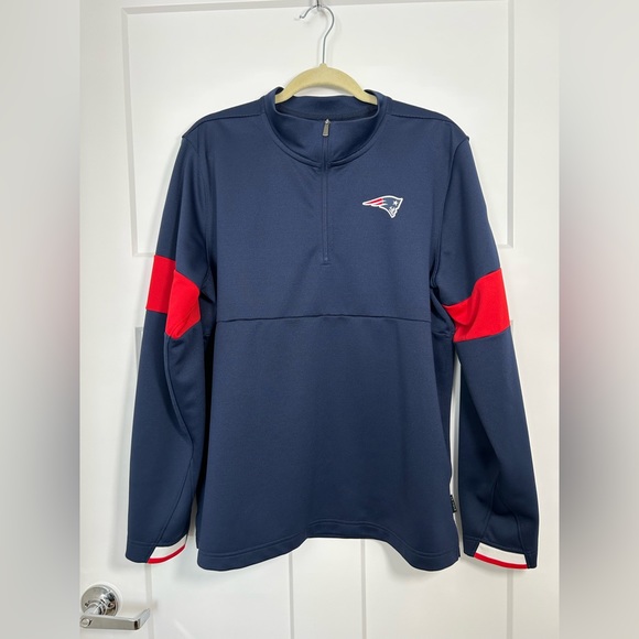 Men’s Large Nike Patriots Pullover Jacket, Sideline Coach Jacket - Picture 5 of 10